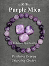 Natural Pyrite Bead Bracelet Unisex Healing Stone Jewelry for Wealth Abundance and Protection