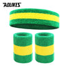 Sweatband Set — 1 Headband + 1 Pair Wristbands, Sweat-Absorbent Athletic Head & Wrist Bands for Workout Basketball Running Tennis