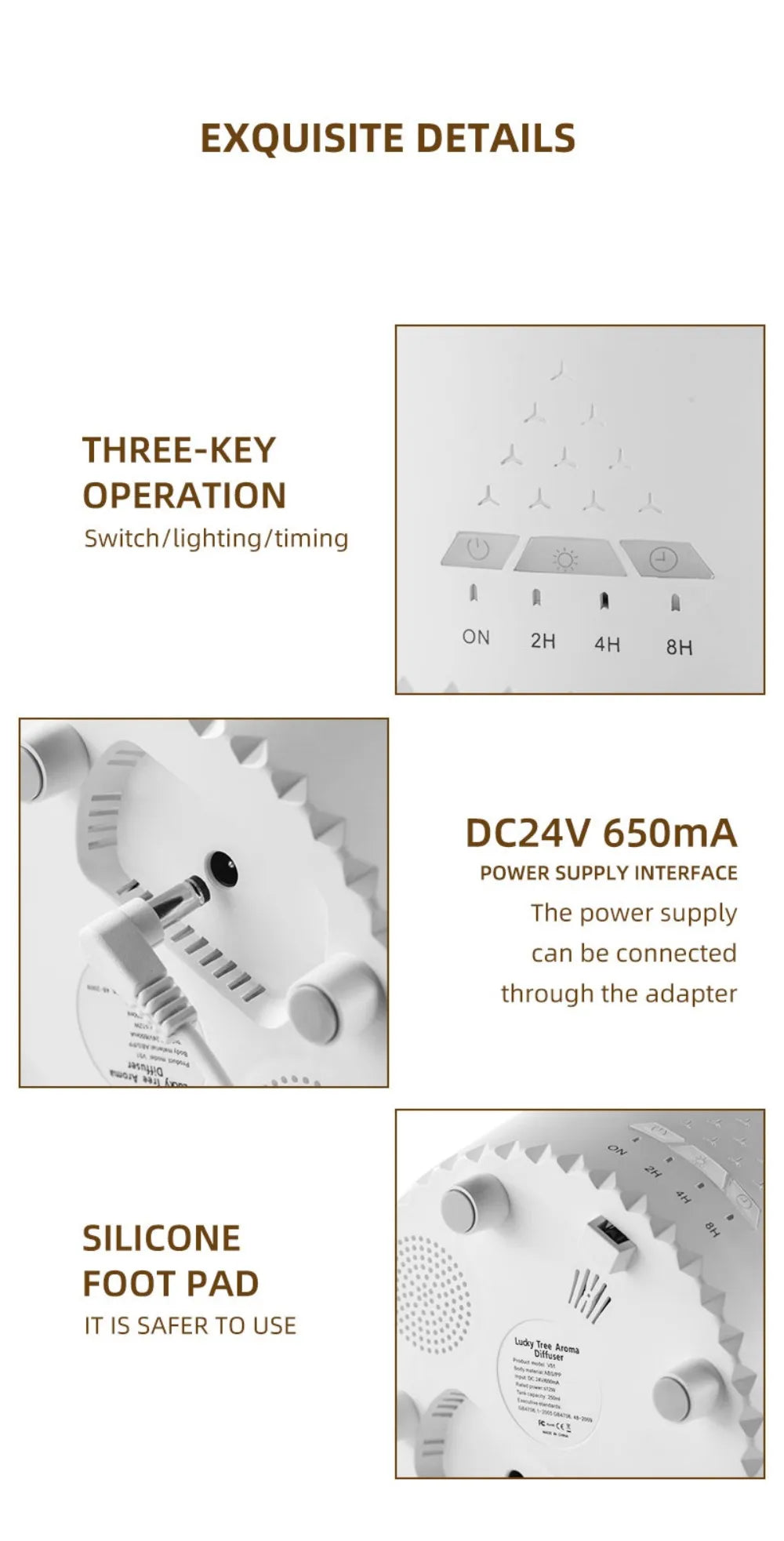 Remote-Controlled Aroma Diffuser Humidifier with RGB Night Light – UFO, Raindrop & Christmas Tree Designs for Home & Office