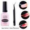 Fast-Dry Peel-Off Nail Latex Liquid 15ml (0.51 fl oz) – Anti-Overflow Nail Edge Protector & Cuticle Guard with Tweezer