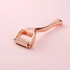 Zinc Alloy Microneedle Derma Roller – Manual Facial & Body Microneedling Tool for Wrinkle Removal & Skin Rejuvenation
