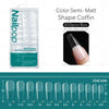 600-Piece Full Cover False Nail Tips Acrylic Nail Capsules Clear Semi-Matte Stiletto Coffin Almond Square Oval