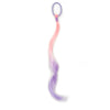 14-Inch (35 cm) Curly Colored Synthetic Ponytail Extension for Kids — Lightweight with Elastic Tie