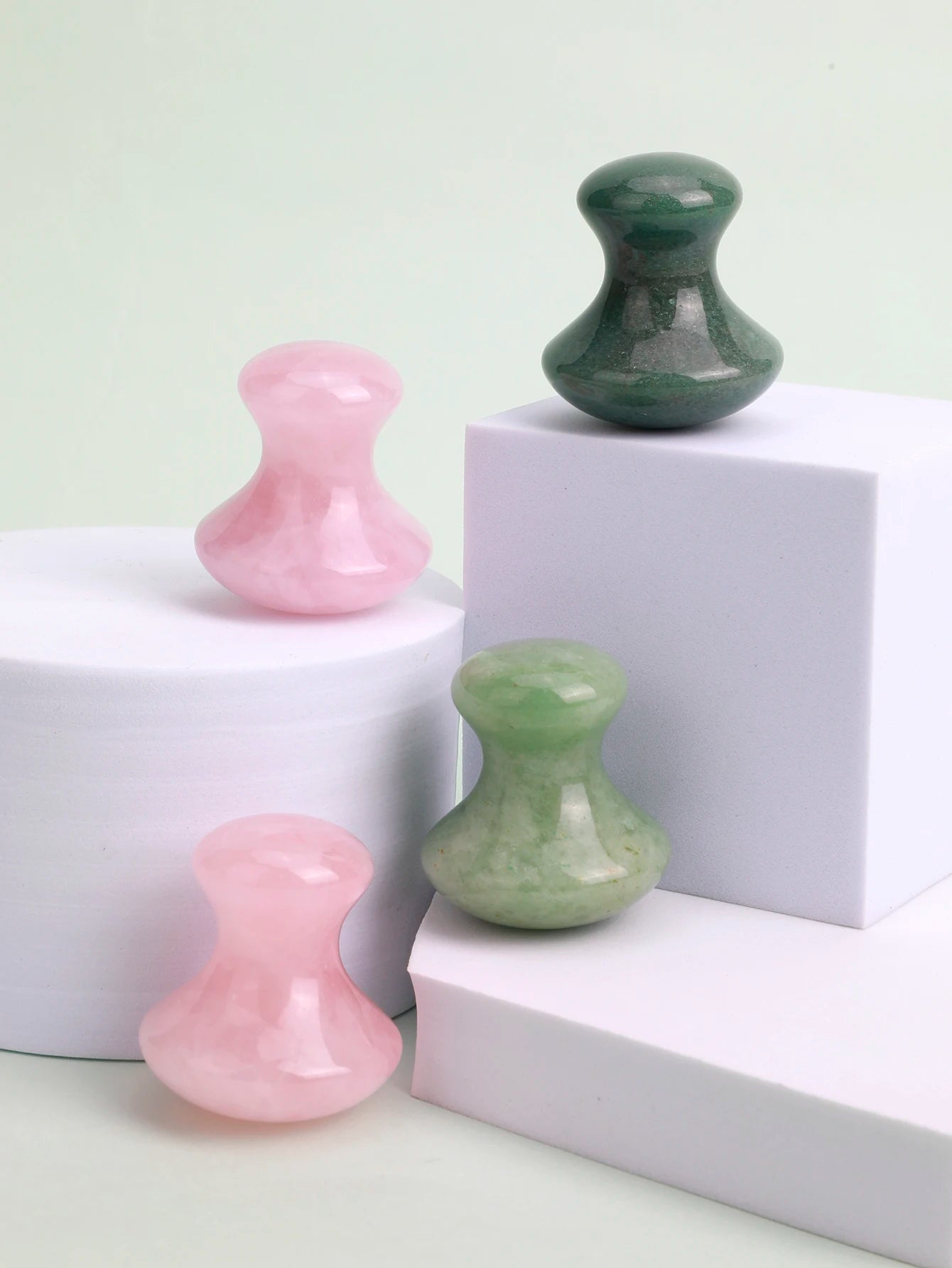 Natural Jade Mushroom Gua Sha – Facial & Body Massager for Lymphatic Drainage, Skin Sculpting & Anti-Aging