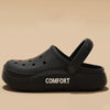 Unisex Breathable Closed-Toe Anti-Slip Summer Slippers — Thick Sole Indoor/Outdoor Casual Sandals