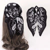Paisley Print Silk-Feel Satin 70 x 70 cm (27.6 in) Square Scarf Bandana Hijab Headband Neck Scarf for Women