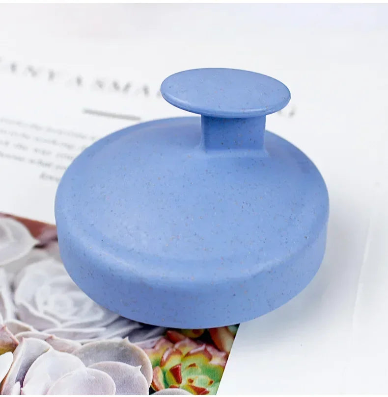 Dawndesslo Silicone Scalp Massage Brush - Wet & Dry Cushioned Airbag Massager for Deep Conditioning