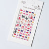 Christmas 3D Self-Adhesive Nail Stickers Gingerbread Snowflake Penguin Bell Holiday Nail Art Decals