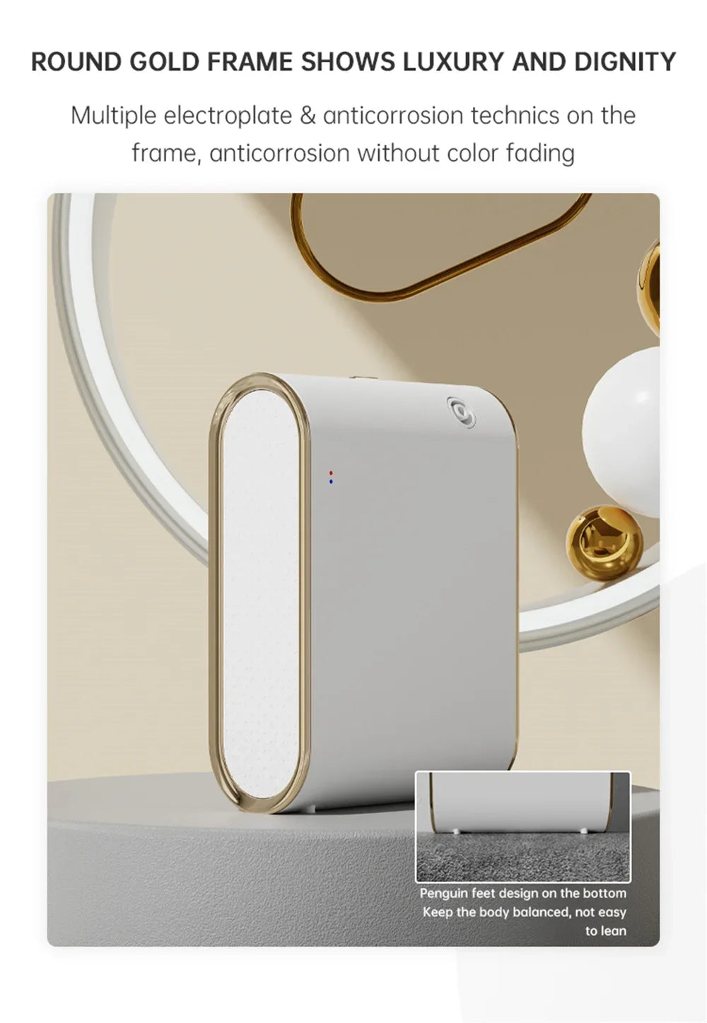 Smart Wall-Mounted Aroma Diffuser 350ml (11.8 fl oz) — WiFi & Bluetooth App Control, Low-Noise Scent Machine for Home & Hotel