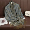 Cashmere-Feel Pashmina Shawl – Women's Warm Winter Scarf Wrap, 70 x 190 cm (27.6 x 74.8 in)