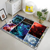 Wolf & Moon Area Rug – Scenic Wolf Moon Pattern Non-Slip Carpet for Living Room & Bedroom, Soft Large Area Rug (23×35–70×102 in | 60×90–180×260 cm)