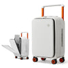 20-Inch (51 cm) Cabin Hardside Carry-On Luggage - Wide Handle Aluminum Frame, PC Shell Spinner (Unisex)