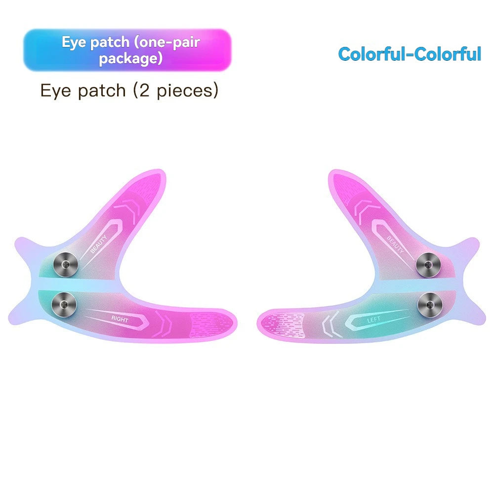 EMS Microcurrent Eye & Face Massager - Eye Lifting Device for Dark Circles, Puffiness & Wrinkle Reduction