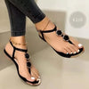 Women's Flat Summer Sandals Casual Open-Toe Slip-On Flip Flops