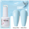 Top & Base 15ml (0.5 fl oz) Gel Nail Polish – Semi-Permanent UV/LED Soak-Off Base Coat and Top Coat, Long-Lasting Manicure