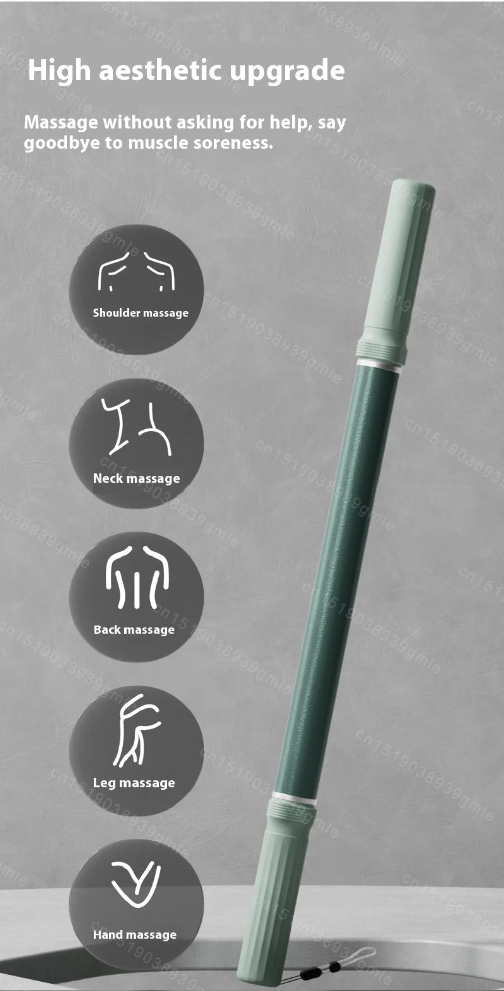 Yoga Fascia Stick Muscle Relaxation Massage Roller Bar for Leg Stretching and Release Fitn and Yoga Stretching Aid Equipment ﻿