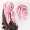Paisley Print Silk-Feel Satin 70 x 70 cm (27.6 in) Square Scarf Bandana Hijab Headband Neck Scarf for Women