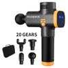 Deep Tissue Percussion Massage Gun – Muscle Recovery & Pain Relief, Up to 20 Speeds, 2500mAh Battery, Multiple Interchangeable Heads