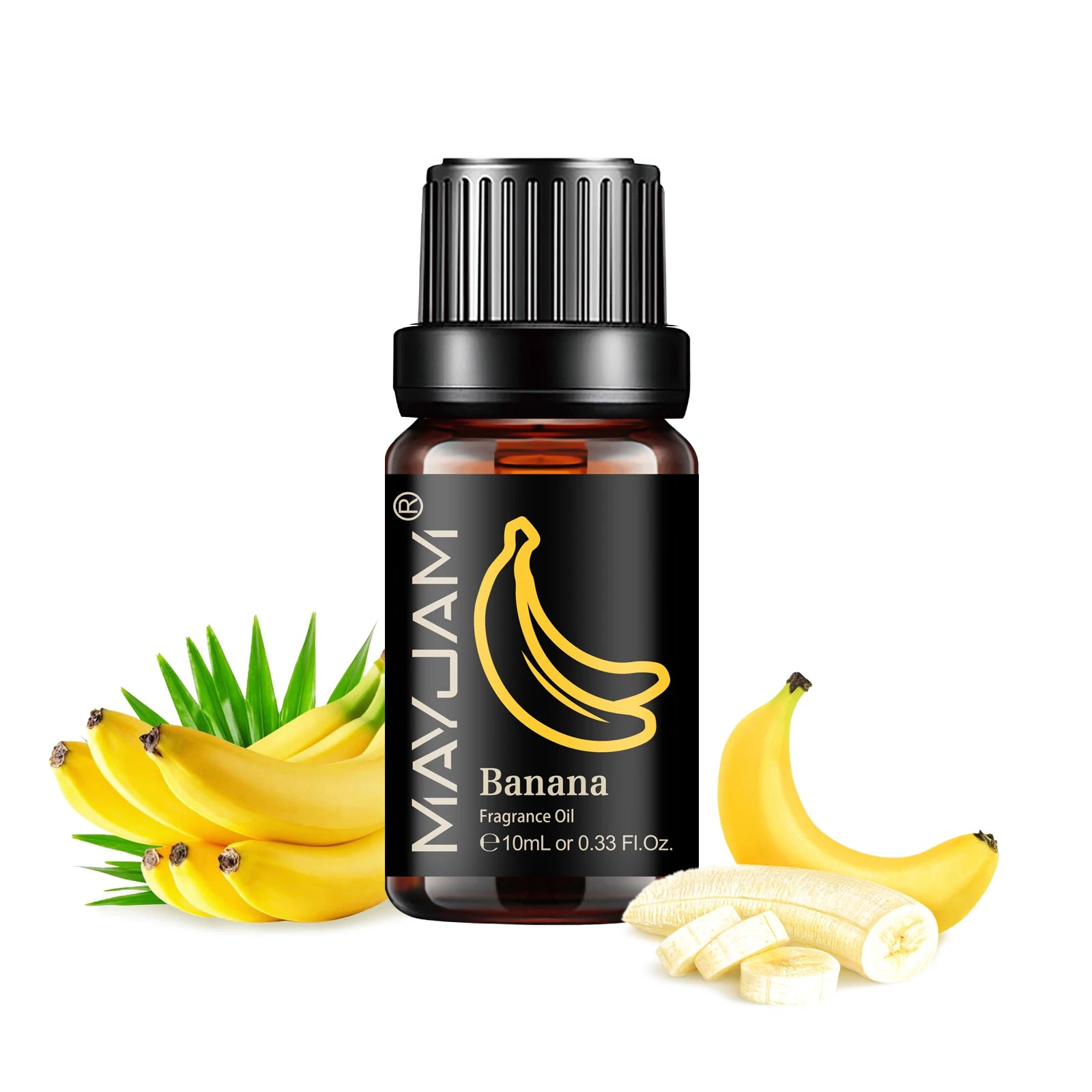 MAYJAM Fruit Fragrance Oil 10ml (0.34 fl oz) – Cherry Banana Papaya Grape Litchi Guava Kiwifruit Pear Fig for Diffuser & Candle