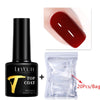 15ml (0.5 fl oz) Quick Extension Gel Nail Polish Nude Milk White Builder Hard Gel Varnish UV/LED