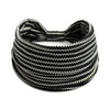Boho Twisted Wide Turban Headband for Women - Thick Elastic Yoga & Workout Hairband