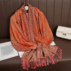 Cashmere-Feel Pashmina Shawl – Women's Warm Winter Scarf Wrap, 70 x 190 cm (27.6 x 74.8 in)