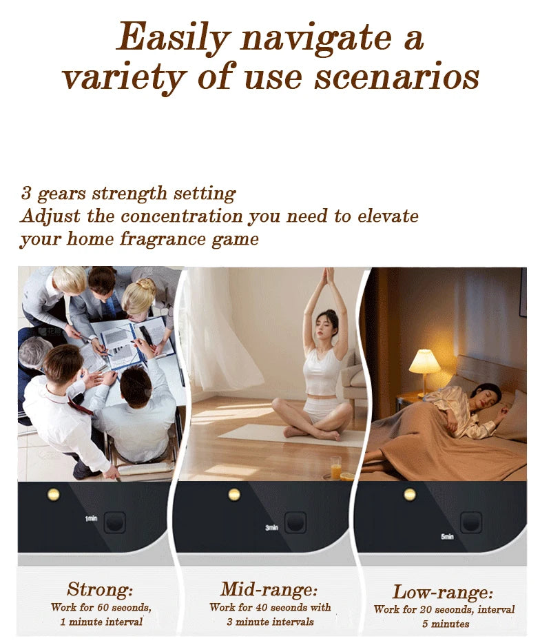 Rechargeable USB Portable Waterless Aroma Diffuser Nebulizer – 10ml Pure Essential Oil Scent for Home & Office