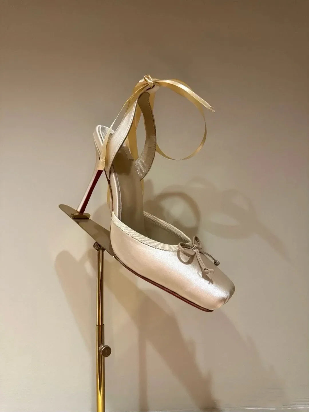 Women's Satin Square-Toe Ankle-Strap Stiletto Sandals, Party & Wedding Evening Heels