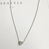 Adjustable Star & Heart Chain Choker Necklace - Gold or Silver, 35+10 cm (13.8+3.9 in)
