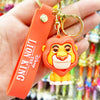Lilo & Stitch Silicone Keychain Pendant - Cartoon Key Ring for Car, Phone & Bag (4–6 cm / 1.6–2.4 in)