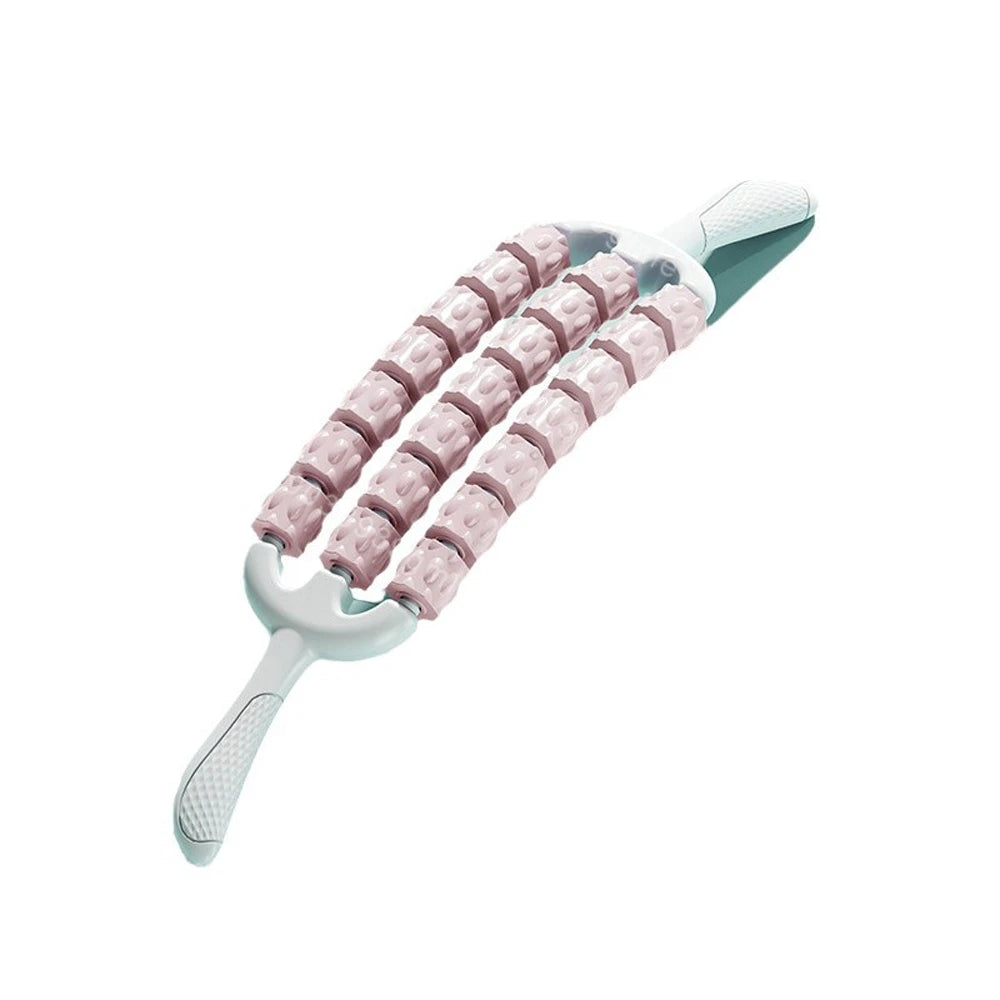 Handheld Muscle Roller Stick – Portable Manual Massage Tool for Back, Waist & Fitness