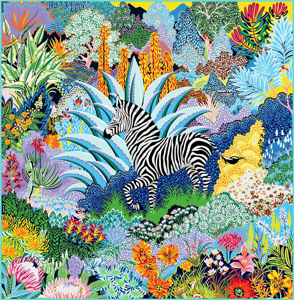 90 x 90 cm (35 in) Checkered Horse Print Twill Silk Square Scarf, Women's Luxury Bandana Shawl Hijab Neckerchief