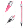 Dual-Ended Wax Rhinestone Picker Pen — Nail Art Dotting Tool for Crystals & Gems