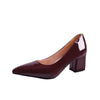Women's Pointed Toe Platform Pumps – Korean Style Thin Heel Office Heels