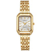 zkceenier Women's Square Stainless Steel Quartz Watch - 32mm Rectangle Case, Folding Clasp, Fashion Gift