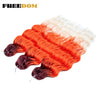 Synthetic Braiding Hair Extensions 24 in (60 cm) Loose Deep Wave Ombre Brown Rainbow Twist Crochet 3-Pack
