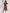 Women's V-Neck Retro Print Chiffon Knee-Length Dress Elastic Waist Side Slits 3/4 Sleeve A-Line