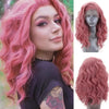 Short Wavy Lace Front Synthetic Wig for Women — 12–18 in (30–46 cm) Cosplay Bob in Silver, Brown, Pink, Blue