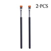 Ultrathin Eyebrow Makeup Brush - Precision Synthetic Hair Brow Brush with Wood Handle