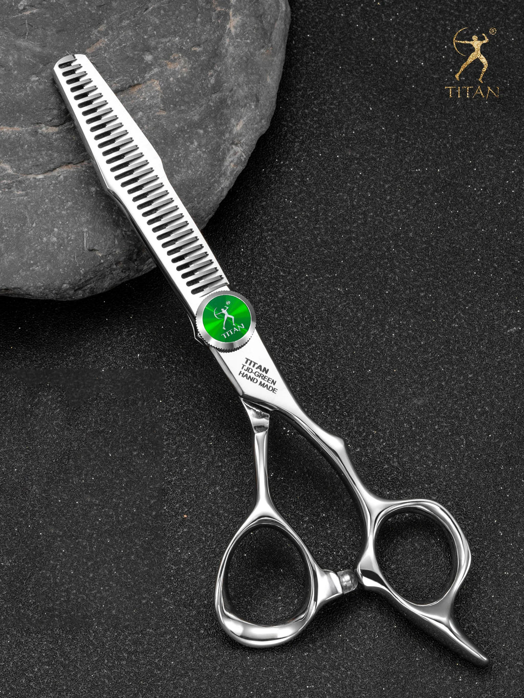 Titan Hairdressing Scissors 6-Inch Professional Barber Cutting & Thinning Shears