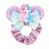 Disney Mouse Ears Sequin Velvet Bow Elastic Headband 4 in (10 cm) – Women's & Girls Party Hair Accessory