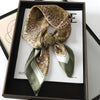 Satin Square Scarf 70cm (27.6 in) Silk-Look Polyester Neck & Hair Tie Bandana for Women Floral Headscarf Hijab