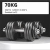 Adjustable Iron Dumbbells — 5–50 kg (11–110 lb) Each, Up to 100 kg Pair | Fast-Adjust Strength Training