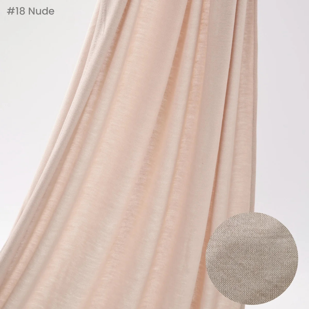 Jersey Hijab Scarf 170 x 60 cm (67 x 24 in) - Stretchy Cotton-Spandex Long Shawl | 29 Solid Colors Muslim Headscarf Turban Wrap