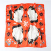 Polyester Satin-Look Square Scarf 70 x 70 cm (27.6 x 27.6 in), Cat Print Headscarf, Neck Wrap, Bandana for Women