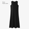 Elegant Satin Mermaid Maxi Dress with Knit Top Set – Floor-Length Women’s Evening Outfit, Spring/Summer