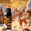 Christmas Essential Oil Set — 6-Pack or Single 10ml (0.34 fl oz) Natural Fragrance Oils for Diffusers Candles DIY Gift Box