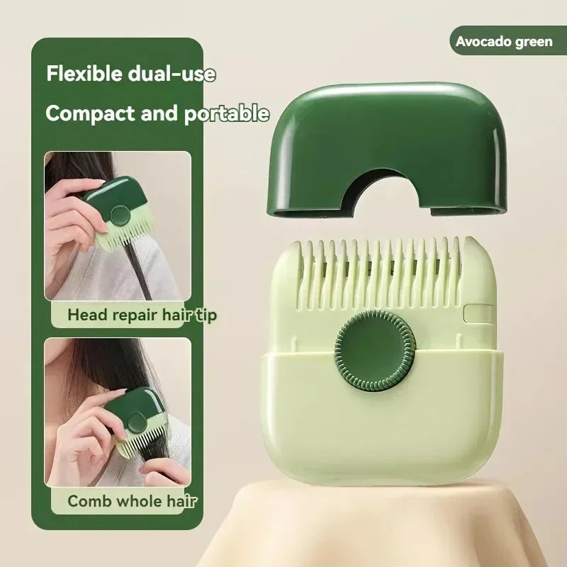 2-in-1 Hair Clipper Comb - Dual-Sided Trimming & Thinning Tool for All Hair Types