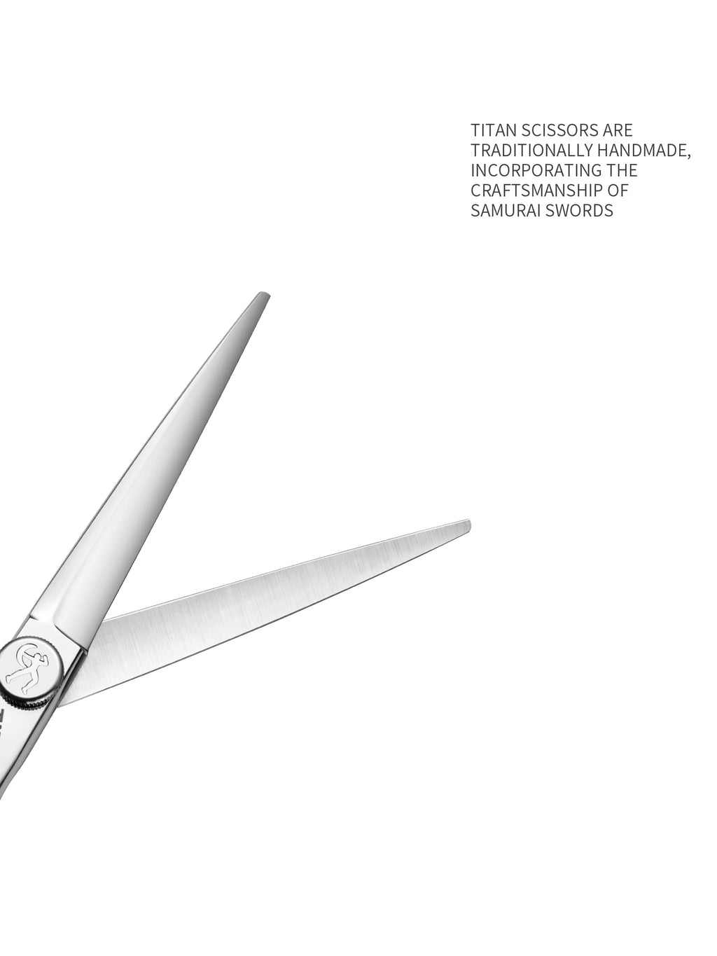 Titan 6-Inch (15.2 cm) Professional Barber Hair Cutting Scissors – Japan 440C Stainless Steel