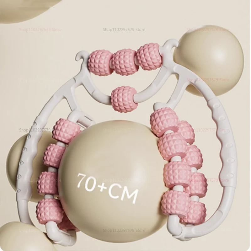 360° Leg Massager Roller – Thigh & Calf Clamp Foam Roller for Slimming and Muscle Relief